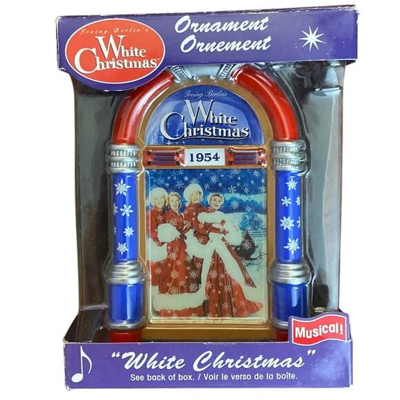 1954 Christmas Jukebox Musical Ornament White Christmas Song Paramount WORKS - Picture 1 of 11